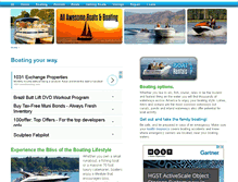 Tablet Screenshot of aa-boats-boating.com